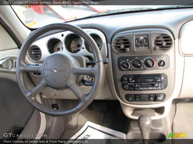 Stone White / Taupe/Pearl Beige 2001 Chrysler PT Cruiser Limited