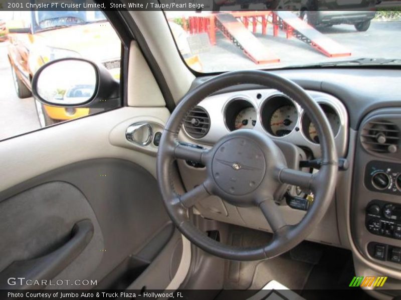 Stone White / Taupe/Pearl Beige 2001 Chrysler PT Cruiser Limited