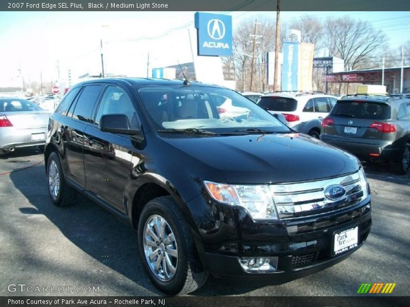 Black / Medium Light Stone 2007 Ford Edge SEL Plus