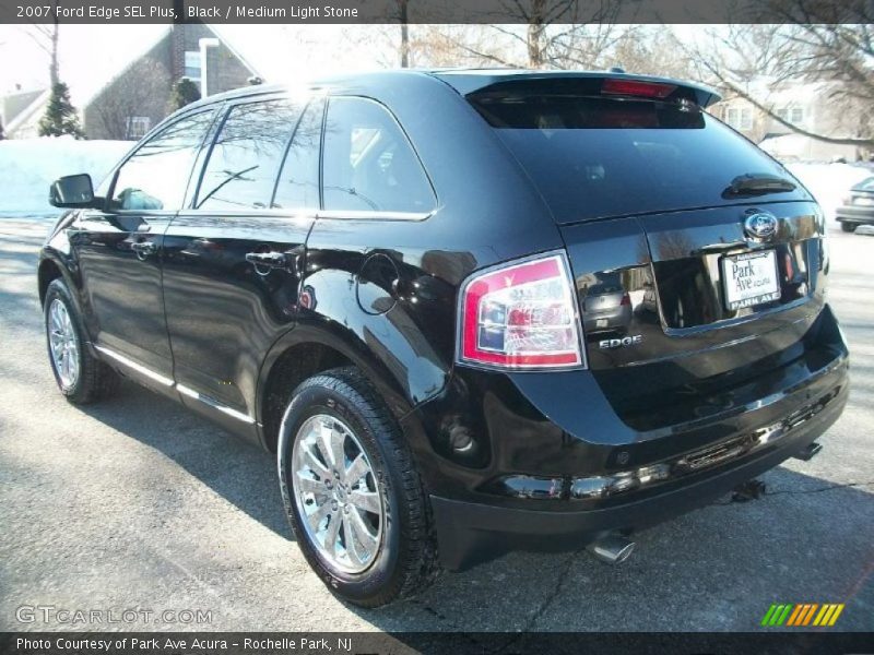 Black / Medium Light Stone 2007 Ford Edge SEL Plus