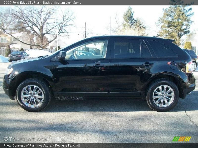 Black / Medium Light Stone 2007 Ford Edge SEL Plus