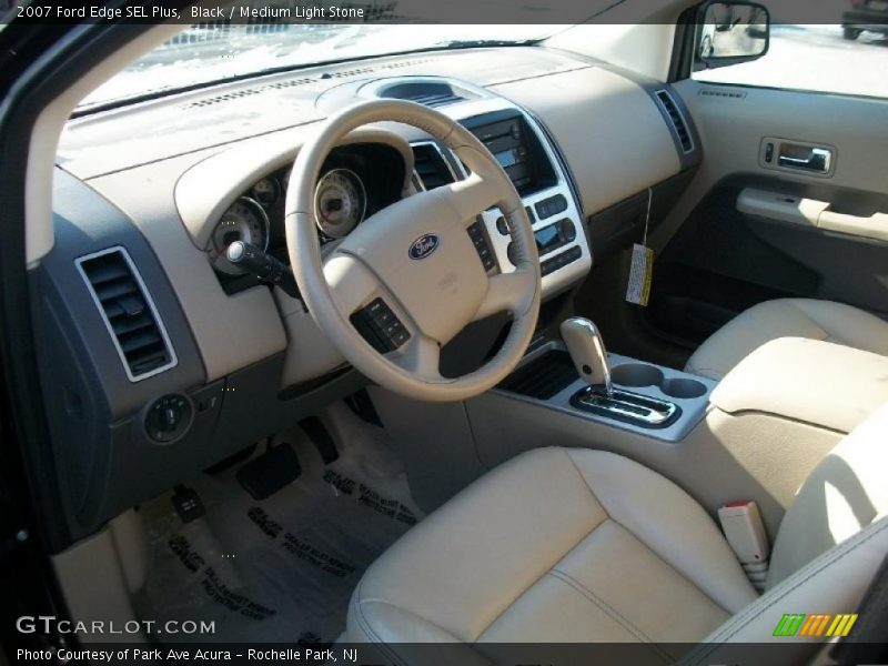 Black / Medium Light Stone 2007 Ford Edge SEL Plus