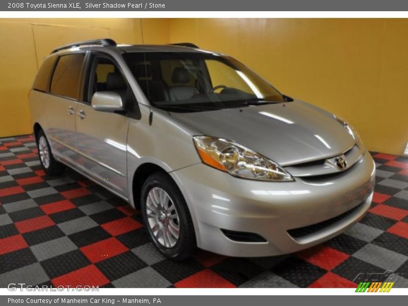 Silver Shadow Pearl / Stone 2008 Toyota Sienna XLE