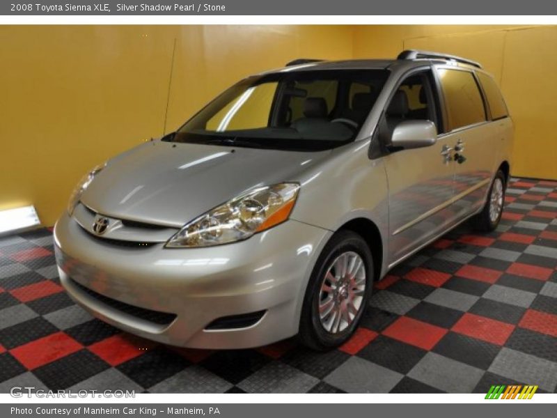 Silver Shadow Pearl / Stone 2008 Toyota Sienna XLE