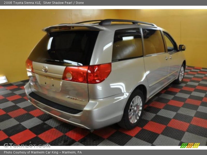 Silver Shadow Pearl / Stone 2008 Toyota Sienna XLE