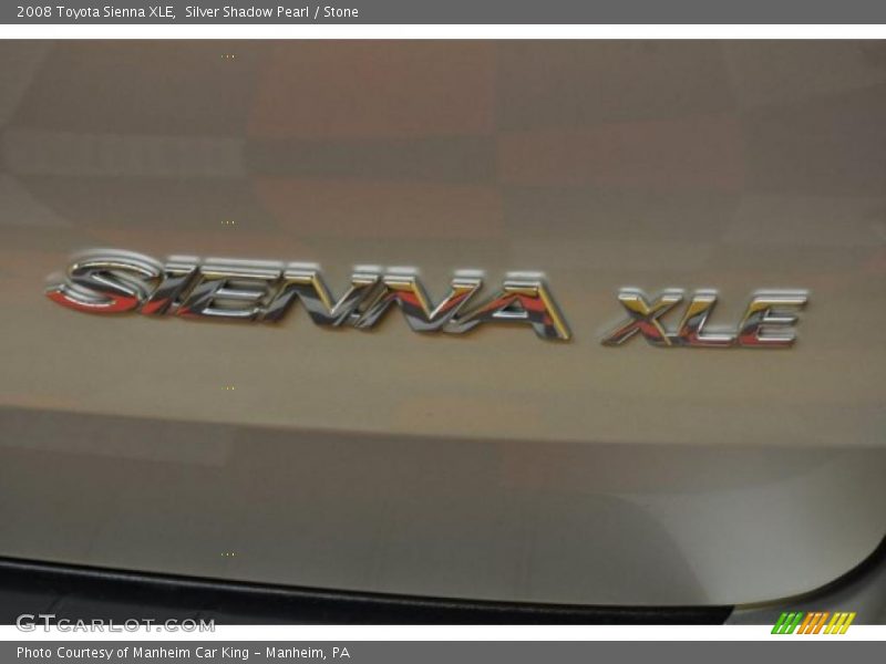 Silver Shadow Pearl / Stone 2008 Toyota Sienna XLE