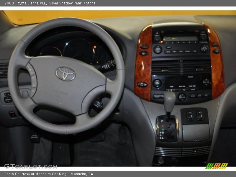 Silver Shadow Pearl / Stone 2008 Toyota Sienna XLE