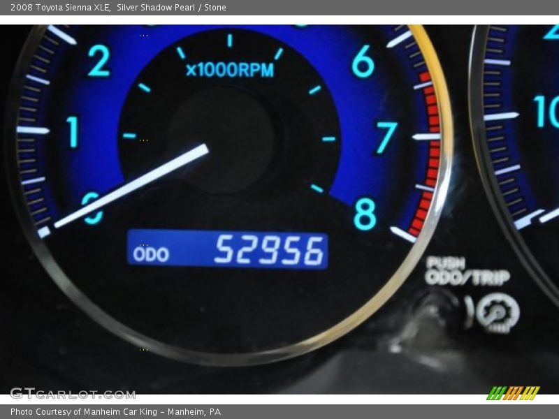 Silver Shadow Pearl / Stone 2008 Toyota Sienna XLE