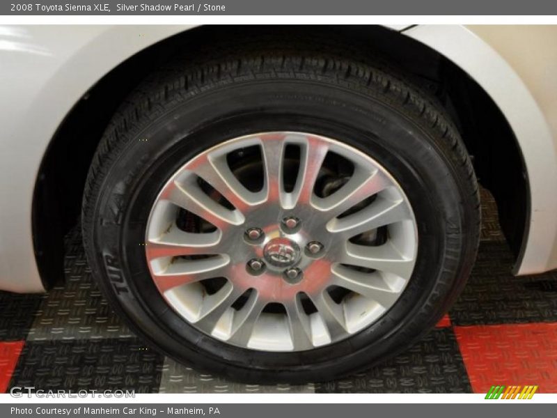 Silver Shadow Pearl / Stone 2008 Toyota Sienna XLE