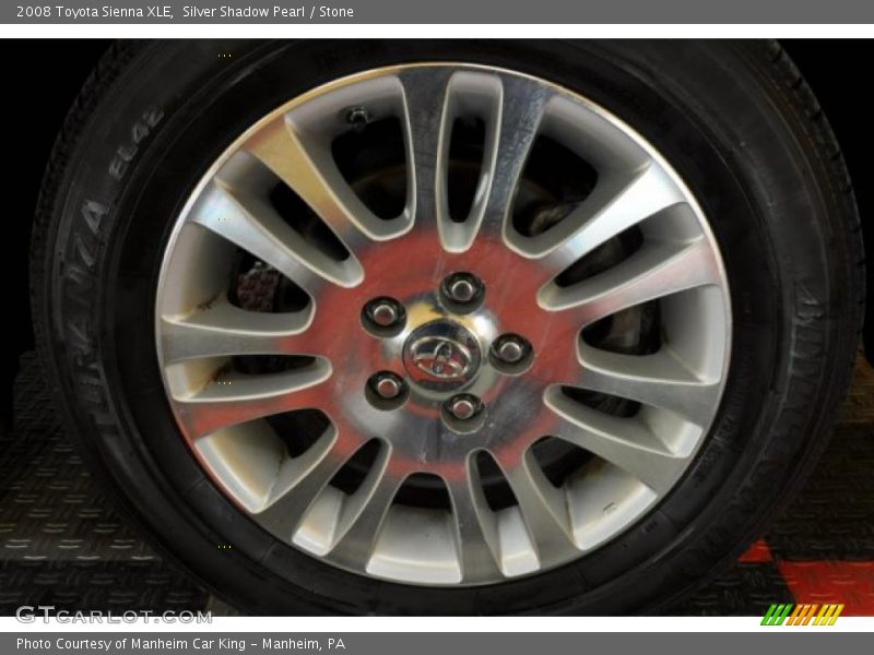 Silver Shadow Pearl / Stone 2008 Toyota Sienna XLE