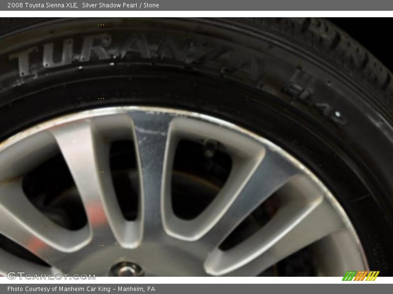 Silver Shadow Pearl / Stone 2008 Toyota Sienna XLE