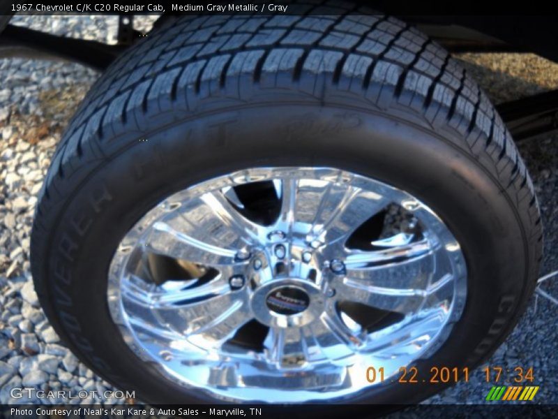 Medium Gray Metallic / Gray 1967 Chevrolet C/K C20 Regular Cab