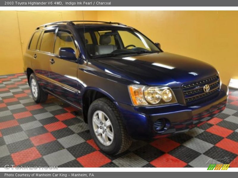 Indigo Ink Pearl / Charcoal 2003 Toyota Highlander V6 4WD