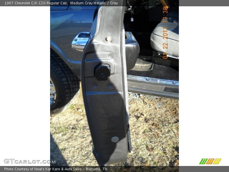 Medium Gray Metallic / Gray 1967 Chevrolet C/K C20 Regular Cab