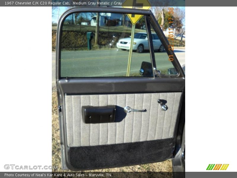 Medium Gray Metallic / Gray 1967 Chevrolet C/K C20 Regular Cab