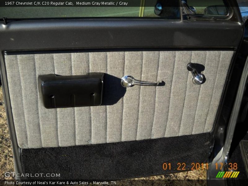 Medium Gray Metallic / Gray 1967 Chevrolet C/K C20 Regular Cab