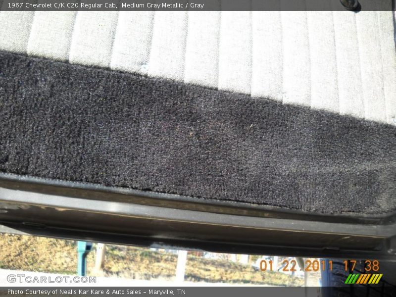 Medium Gray Metallic / Gray 1967 Chevrolet C/K C20 Regular Cab