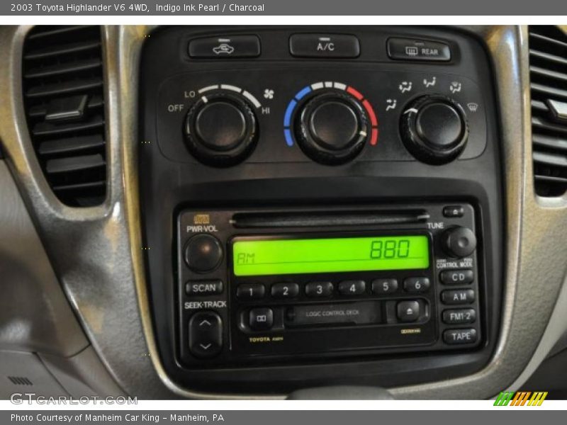 Indigo Ink Pearl / Charcoal 2003 Toyota Highlander V6 4WD