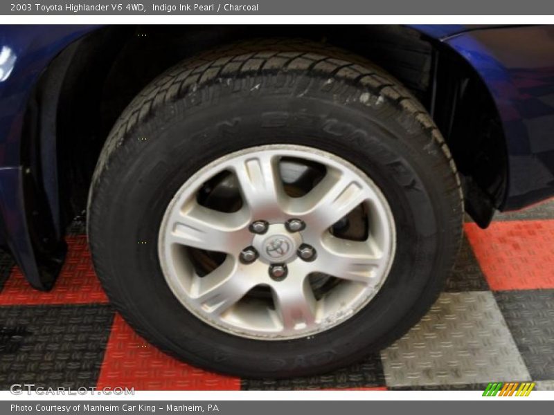 Indigo Ink Pearl / Charcoal 2003 Toyota Highlander V6 4WD