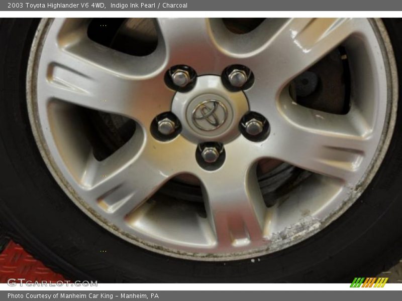 Indigo Ink Pearl / Charcoal 2003 Toyota Highlander V6 4WD