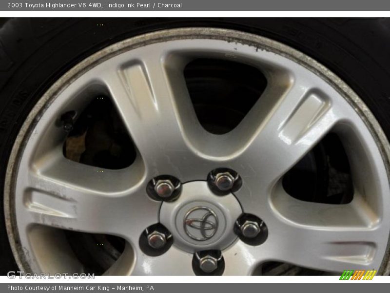 Indigo Ink Pearl / Charcoal 2003 Toyota Highlander V6 4WD
