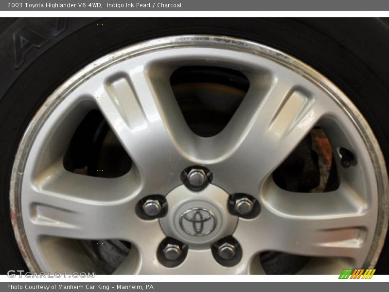 Indigo Ink Pearl / Charcoal 2003 Toyota Highlander V6 4WD