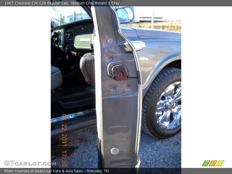 Medium Gray Metallic / Gray 1967 Chevrolet C/K C20 Regular Cab