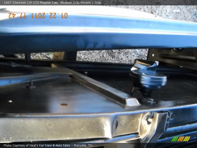 Medium Gray Metallic / Gray 1967 Chevrolet C/K C20 Regular Cab