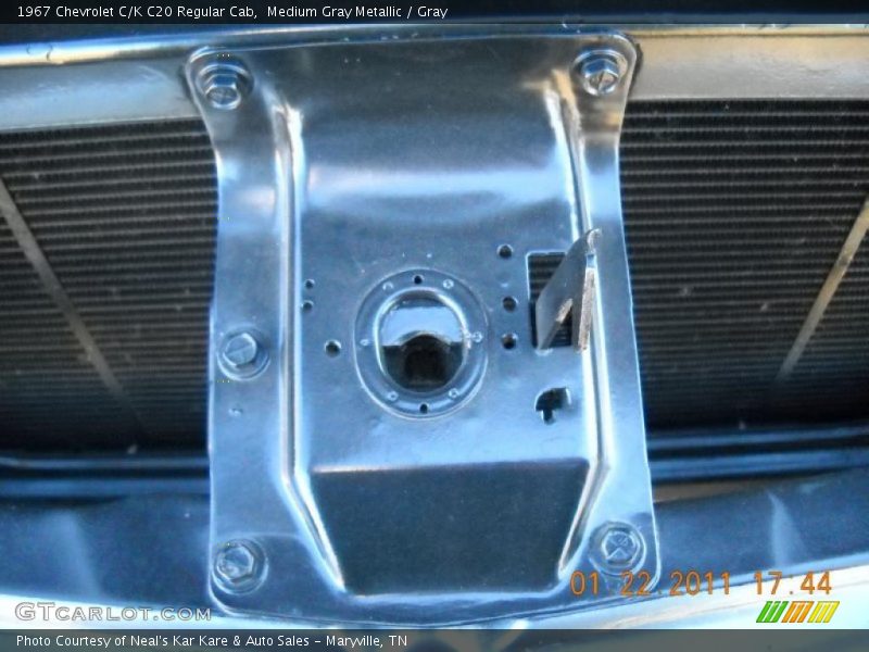 Medium Gray Metallic / Gray 1967 Chevrolet C/K C20 Regular Cab