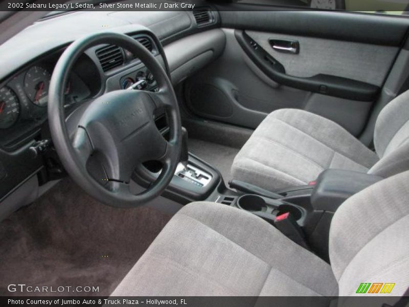 Dark Gray Interior - 2002 Legacy L Sedan 