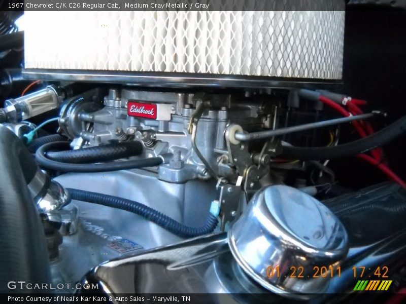 Medium Gray Metallic / Gray 1967 Chevrolet C/K C20 Regular Cab