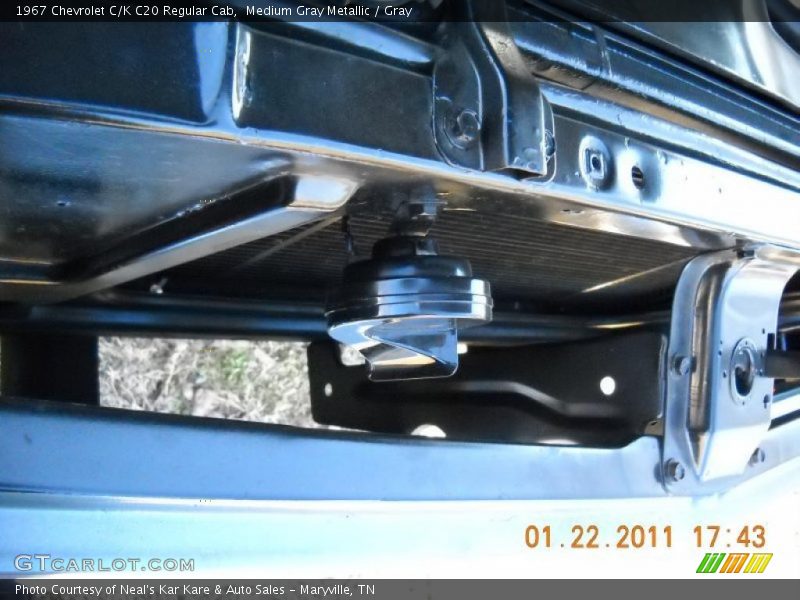 Medium Gray Metallic / Gray 1967 Chevrolet C/K C20 Regular Cab