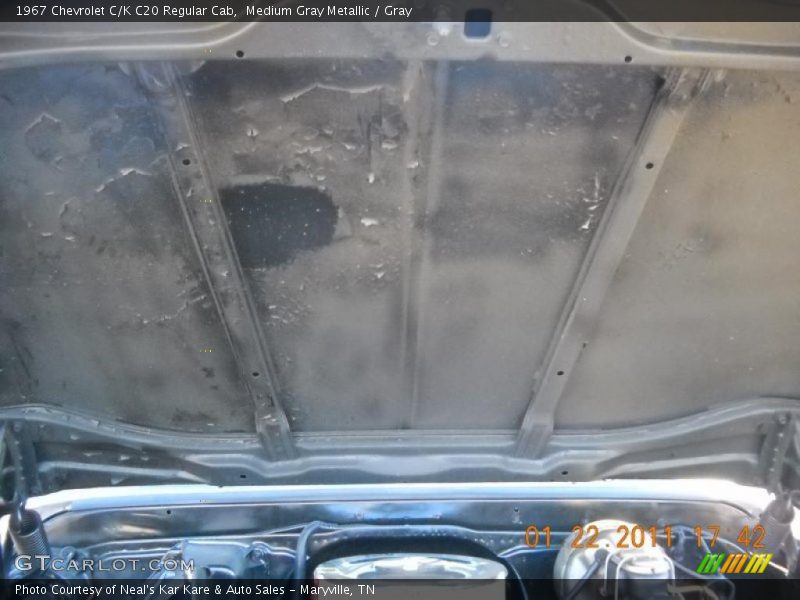 Medium Gray Metallic / Gray 1967 Chevrolet C/K C20 Regular Cab