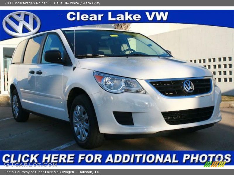 Calla Lily White / Aero Gray 2011 Volkswagen Routan S