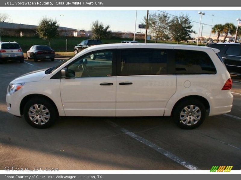 Calla Lily White / Aero Gray 2011 Volkswagen Routan S