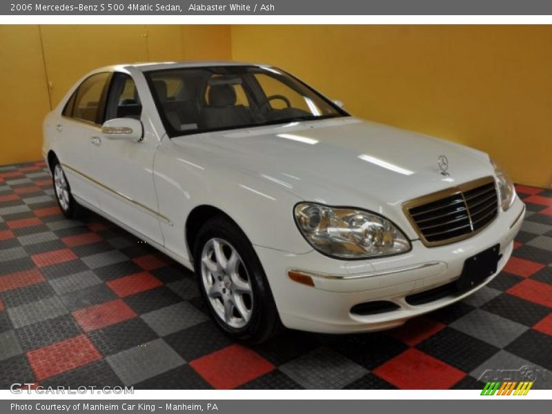 Alabaster White / Ash 2006 Mercedes-Benz S 500 4Matic Sedan