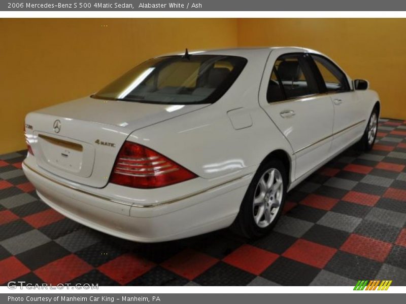 Alabaster White / Ash 2006 Mercedes-Benz S 500 4Matic Sedan