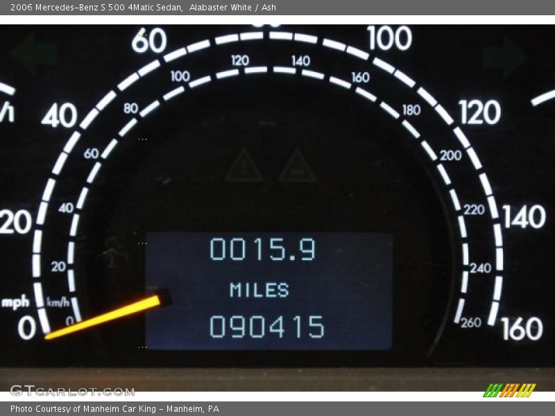 Alabaster White / Ash 2006 Mercedes-Benz S 500 4Matic Sedan