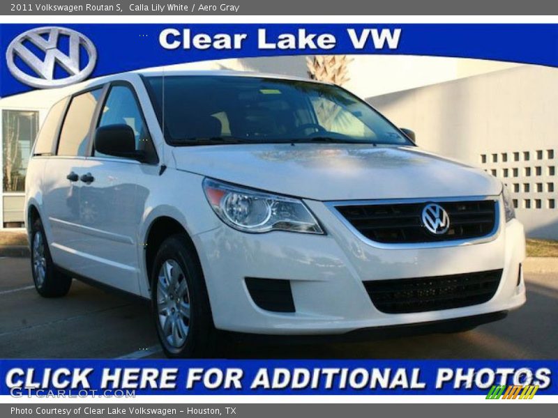 Calla Lily White / Aero Gray 2011 Volkswagen Routan S