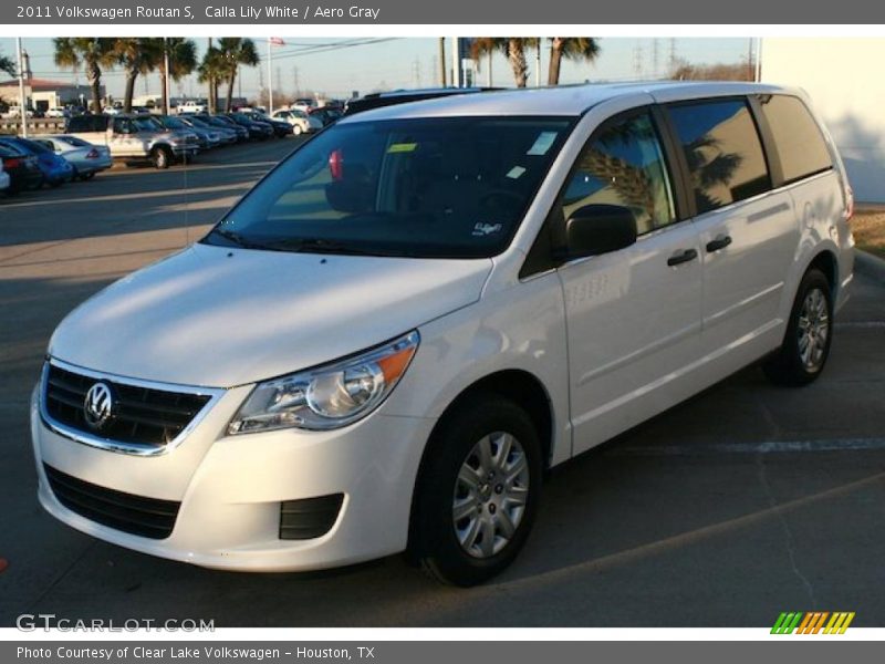 Calla Lily White / Aero Gray 2011 Volkswagen Routan S