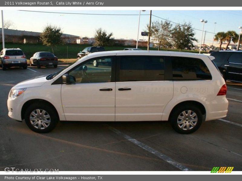 Calla Lily White / Aero Gray 2011 Volkswagen Routan S