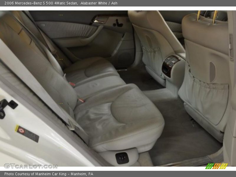 Alabaster White / Ash 2006 Mercedes-Benz S 500 4Matic Sedan