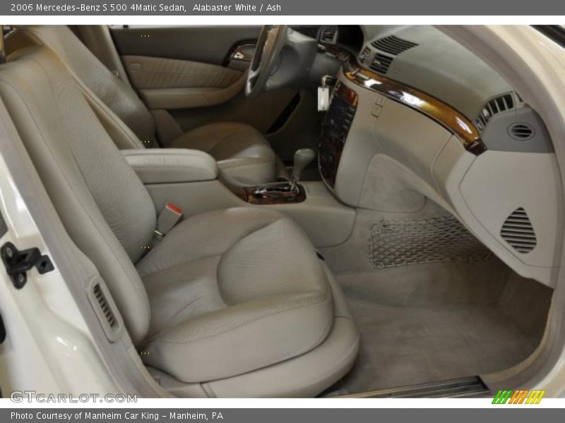 Alabaster White / Ash 2006 Mercedes-Benz S 500 4Matic Sedan