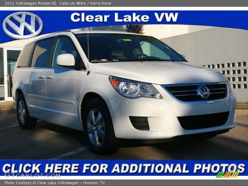 Calla Lily White / Sierra Stone 2011 Volkswagen Routan SE