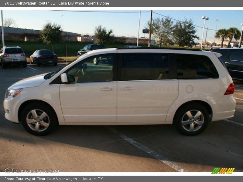 Calla Lily White / Sierra Stone 2011 Volkswagen Routan SE