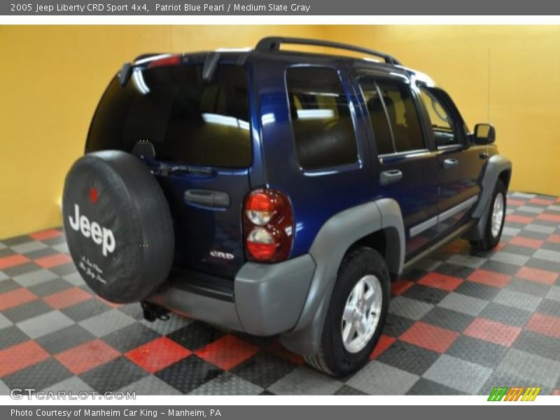Patriot Blue Pearl / Medium Slate Gray 2005 Jeep Liberty CRD Sport 4x4