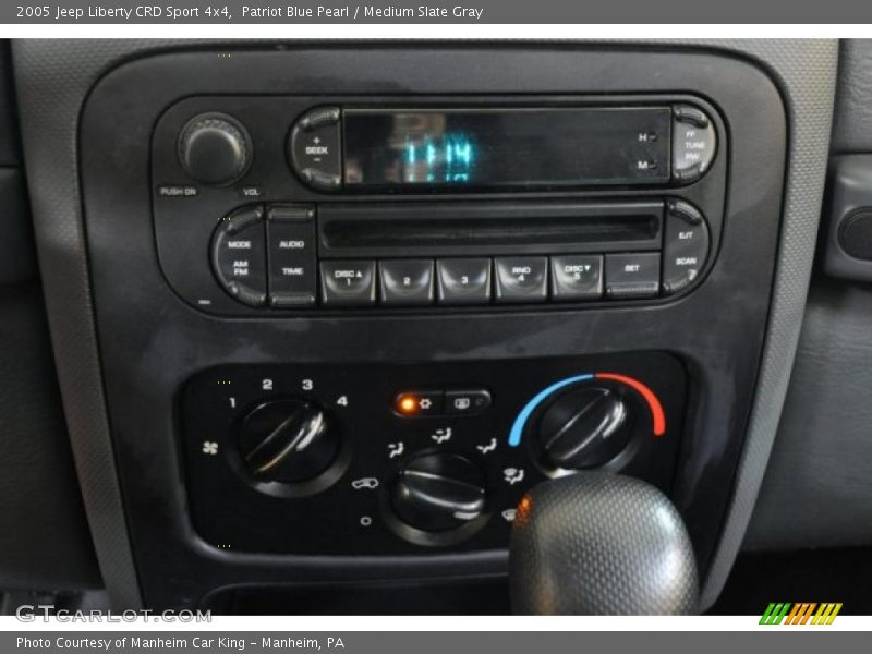 Patriot Blue Pearl / Medium Slate Gray 2005 Jeep Liberty CRD Sport 4x4