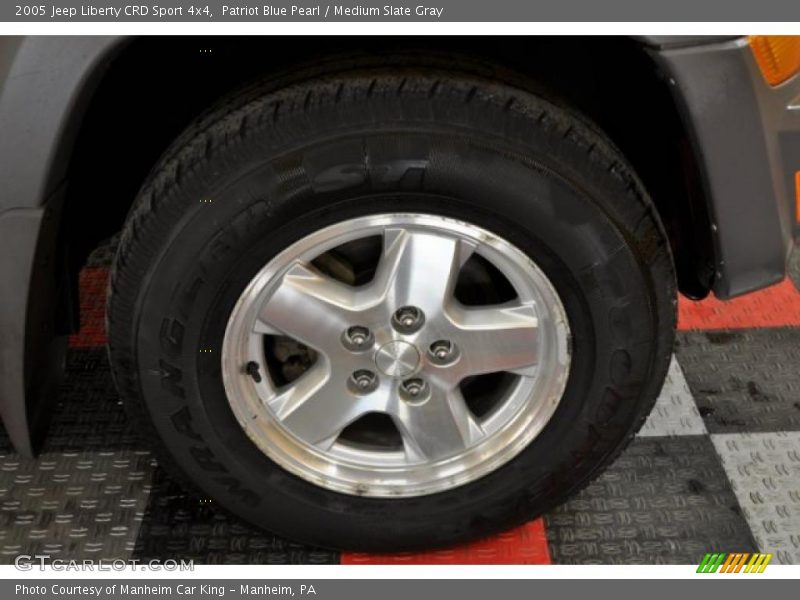 Patriot Blue Pearl / Medium Slate Gray 2005 Jeep Liberty CRD Sport 4x4