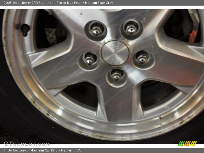 Patriot Blue Pearl / Medium Slate Gray 2005 Jeep Liberty CRD Sport 4x4