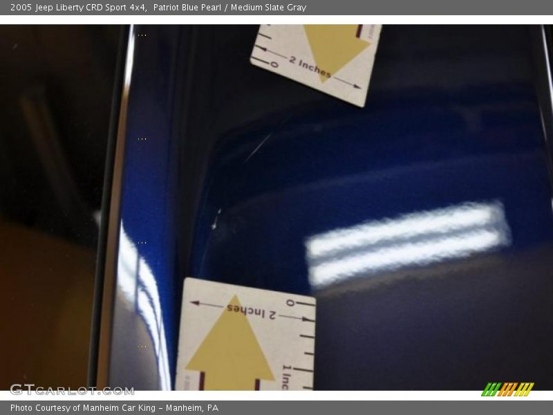 Patriot Blue Pearl / Medium Slate Gray 2005 Jeep Liberty CRD Sport 4x4